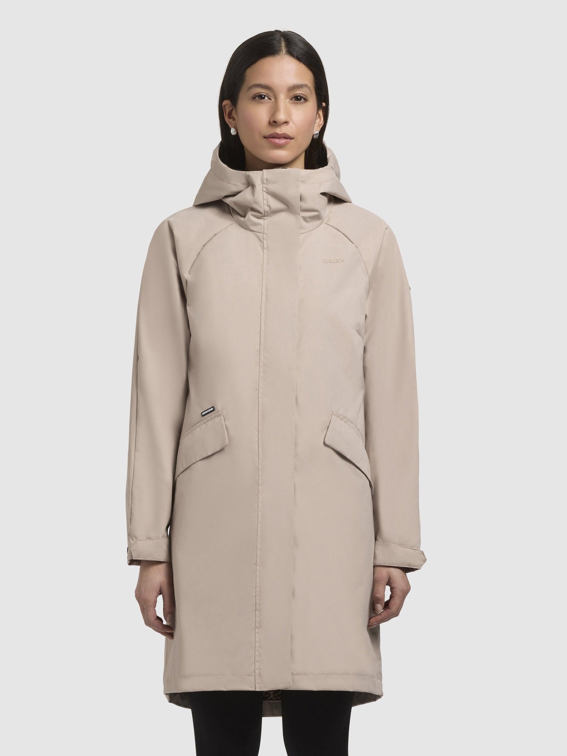 khujo-yeal-damen-kurzmantel-beige image 4