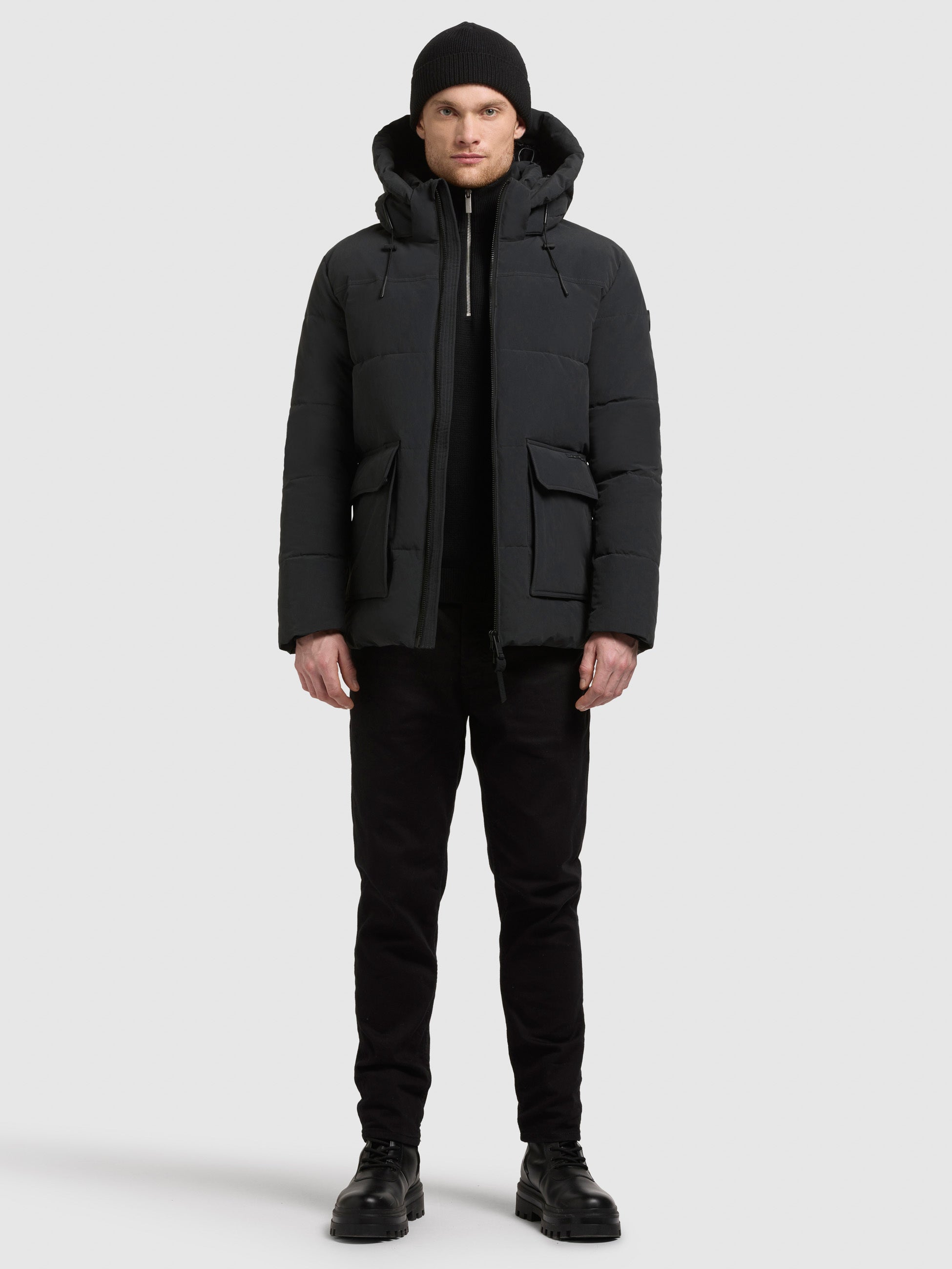 khujo-jacket-caspar-obrage-gray-damen-stepp-winterjacke image 1