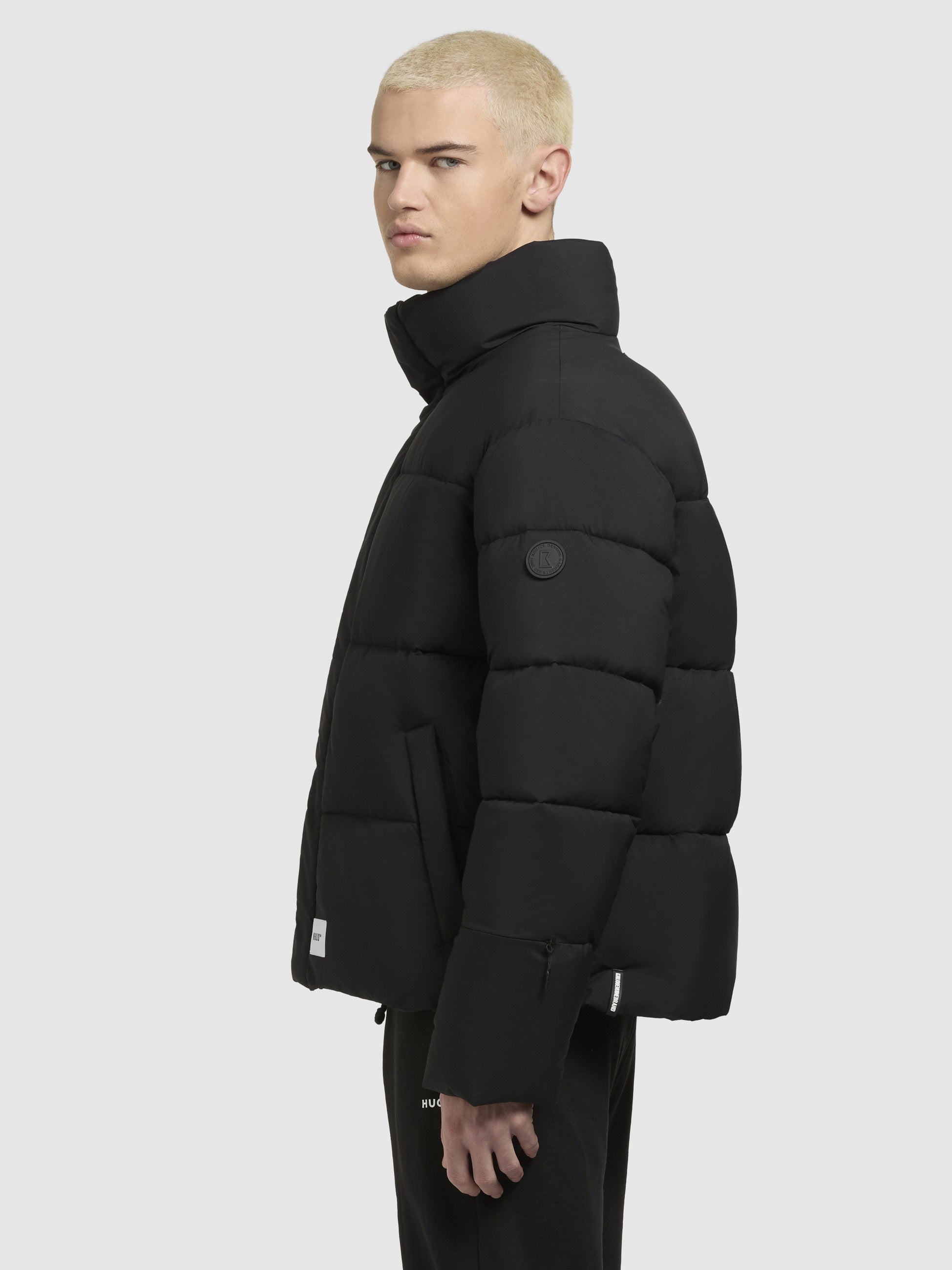 khujo-jacke-dungh-matt-schwarz-steppjacke image 5