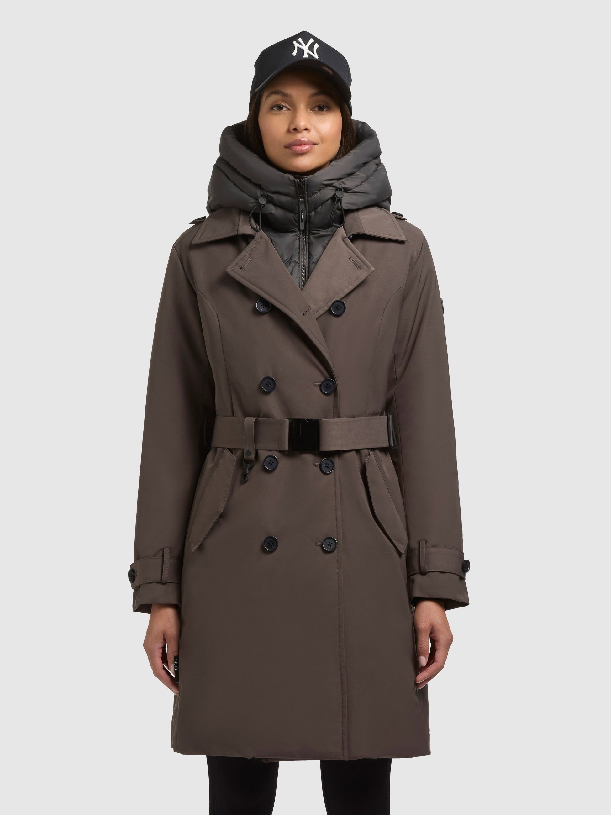 khujo-mantel-gora-graphite-grey-gef-tterter-trenchcoat-mit-abnehmbarer-kapuze image 4