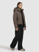khujo-luxa-damen-steppjacke-taupe-dark image 2