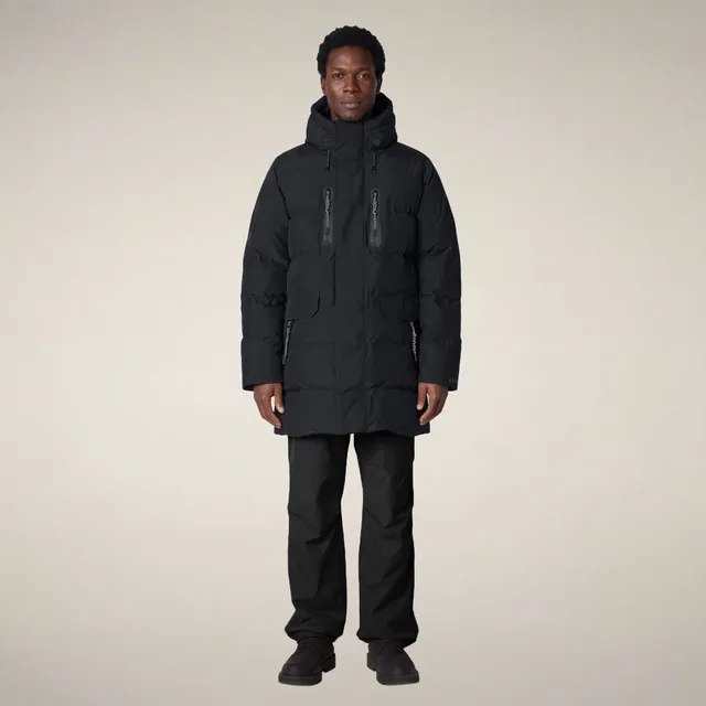 save-the-duck-everest-herren-parka-schwarz-pro-tech-winterparka image 1