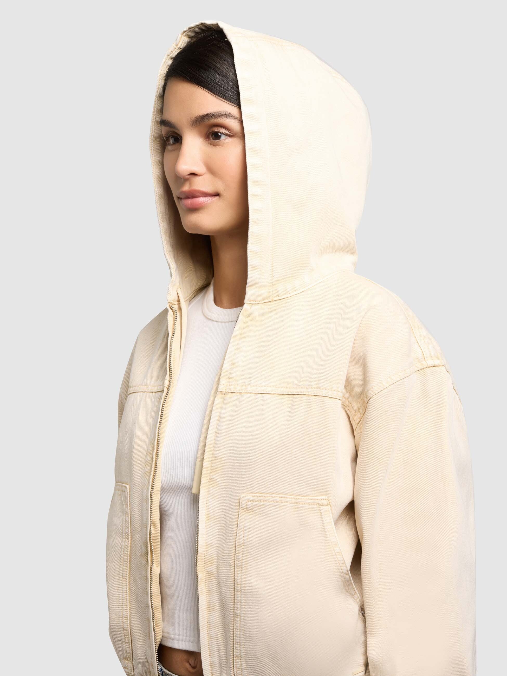khujo-jacke-gretel-sand-damen-jeans-blouson-oversize-mit-kapuze image 7