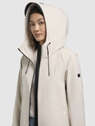 khujo-jacke-woom-damen-regenjacke-naturwei-wasserabweisend image 7