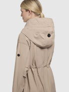 khujo-rayana-damen-mantel-sommerparka-knielang-beige image 8