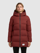 khujo-jacke-tanare3-dark-red-damen-winter-steppjacke image 4
