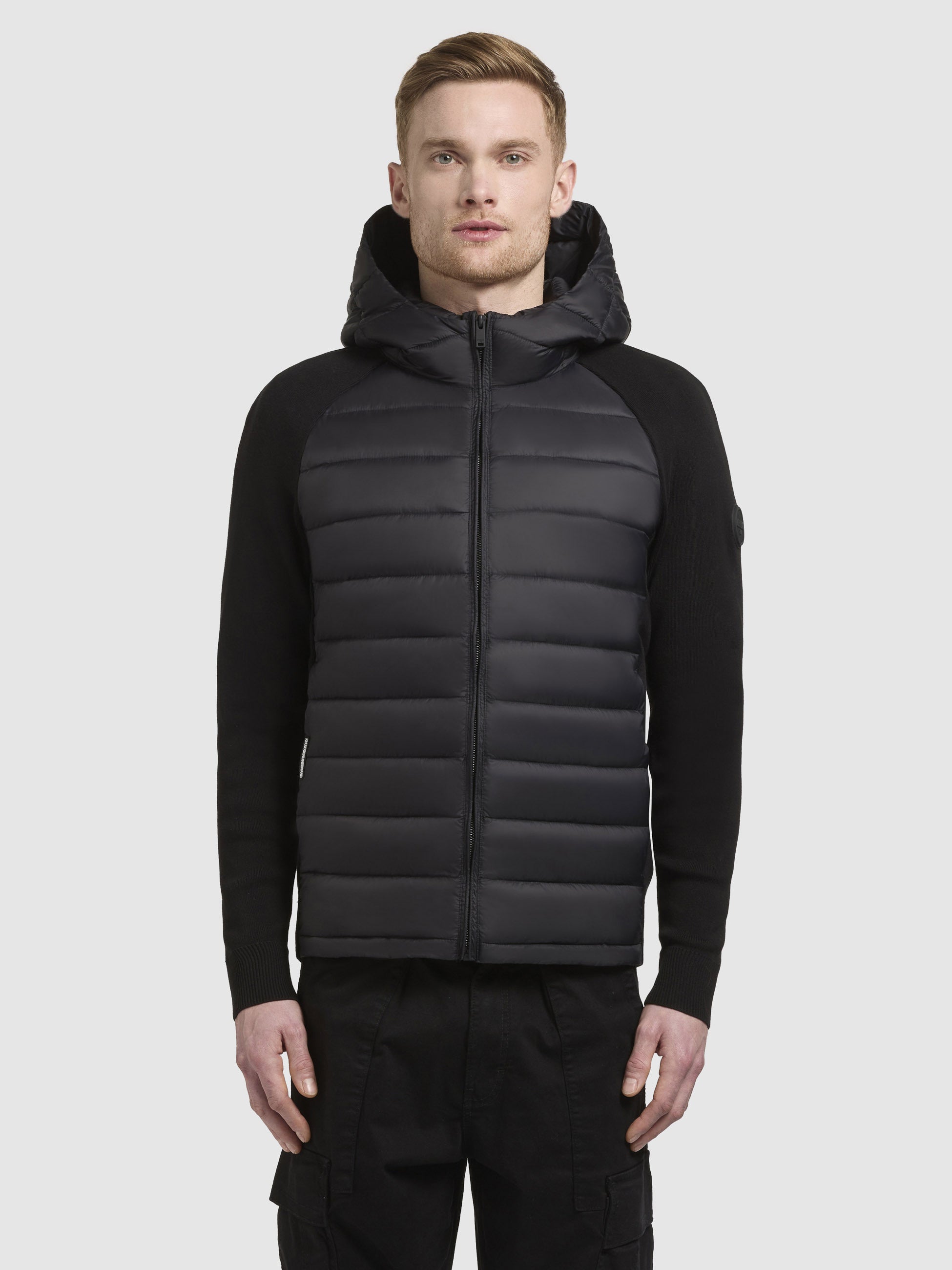 khujo-nilon-damen-jacke-schwarz image 4