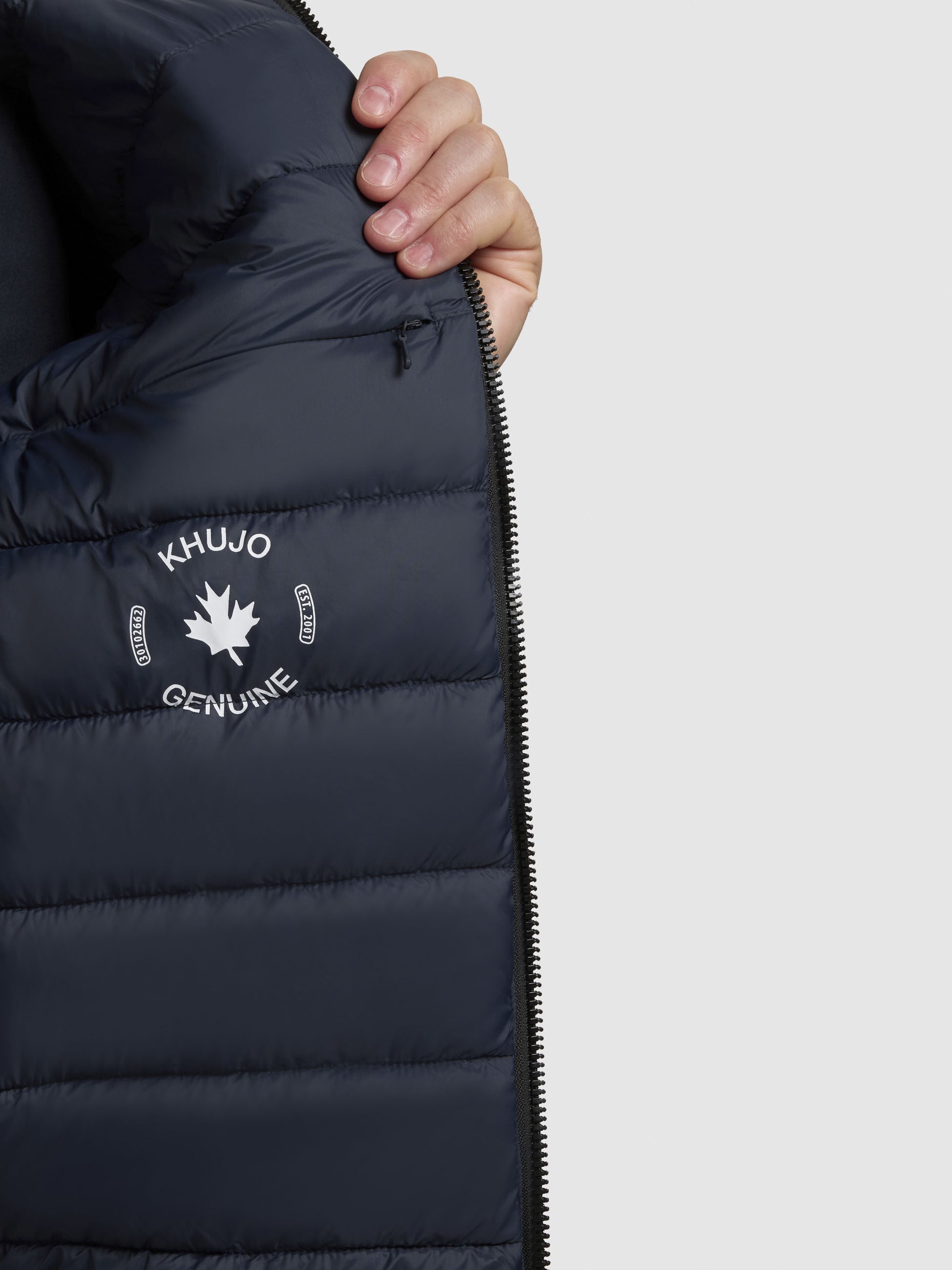 khujo-jacke-thido-dunkelblau-damen-wattierte-kapuzenjacke-basic image 8