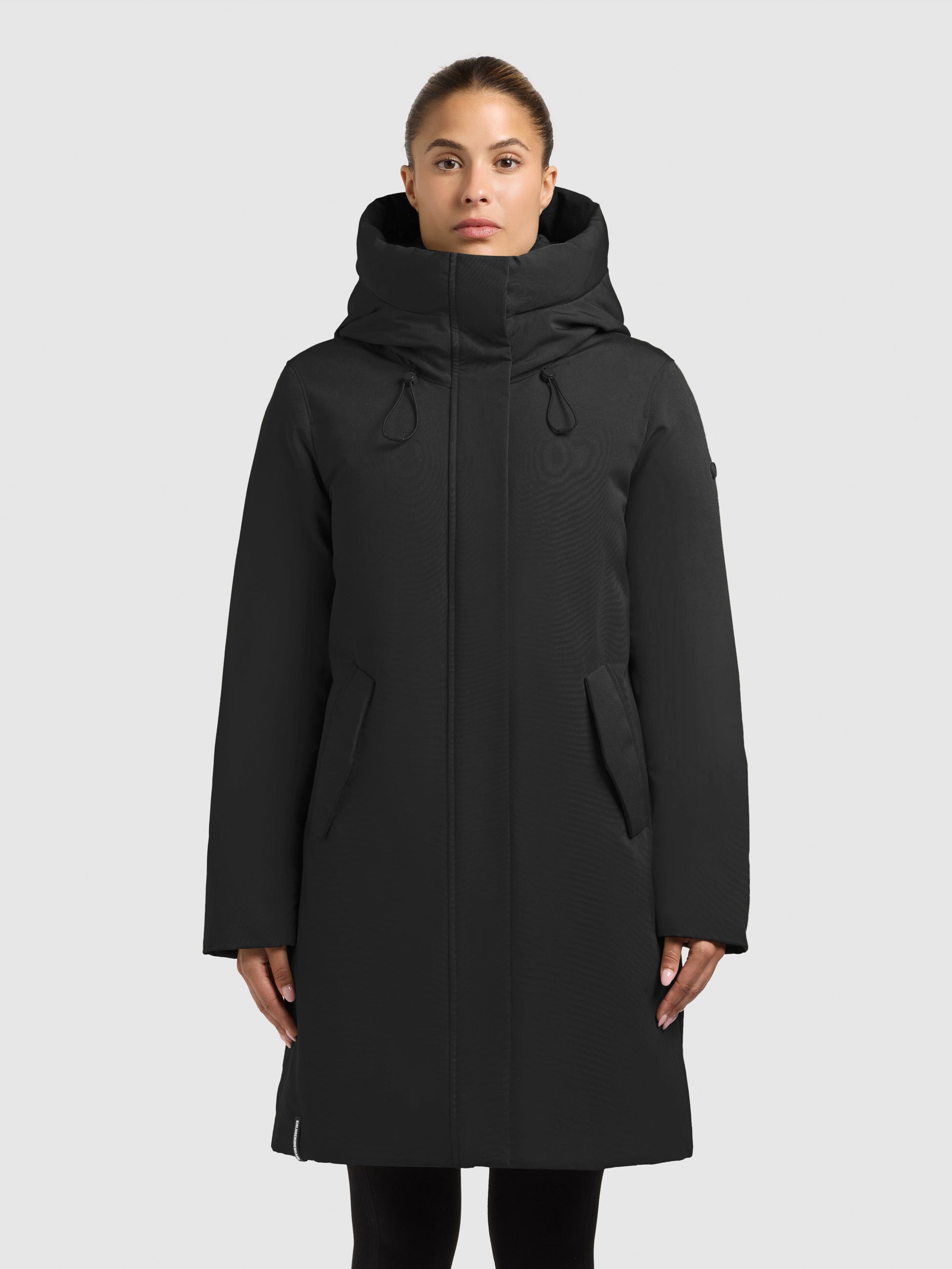 khujo-wedelia-with-inner-jacket-kurzmantel-schwarz-damen-2-in-1 image 4