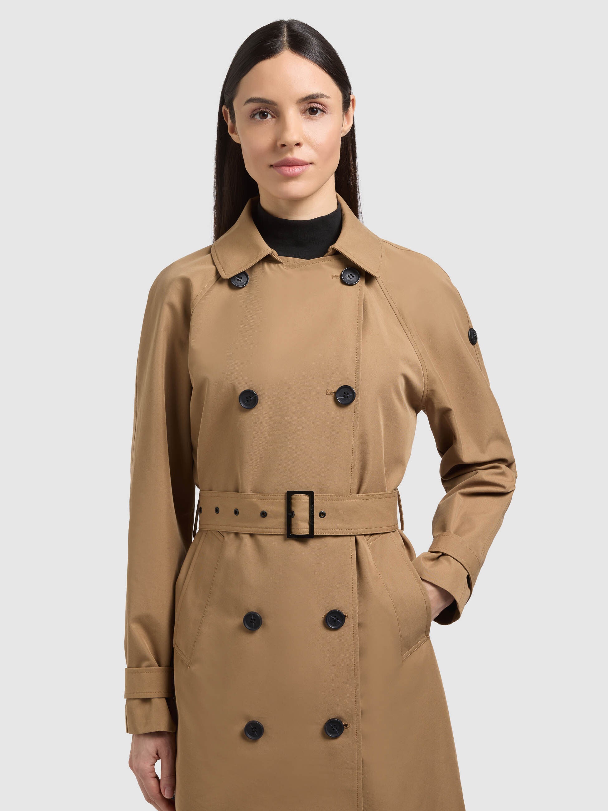 khujo-rula2-damen-mantel-mustard-trenchcoat-kurzmantel-mit-g-rtel image 8