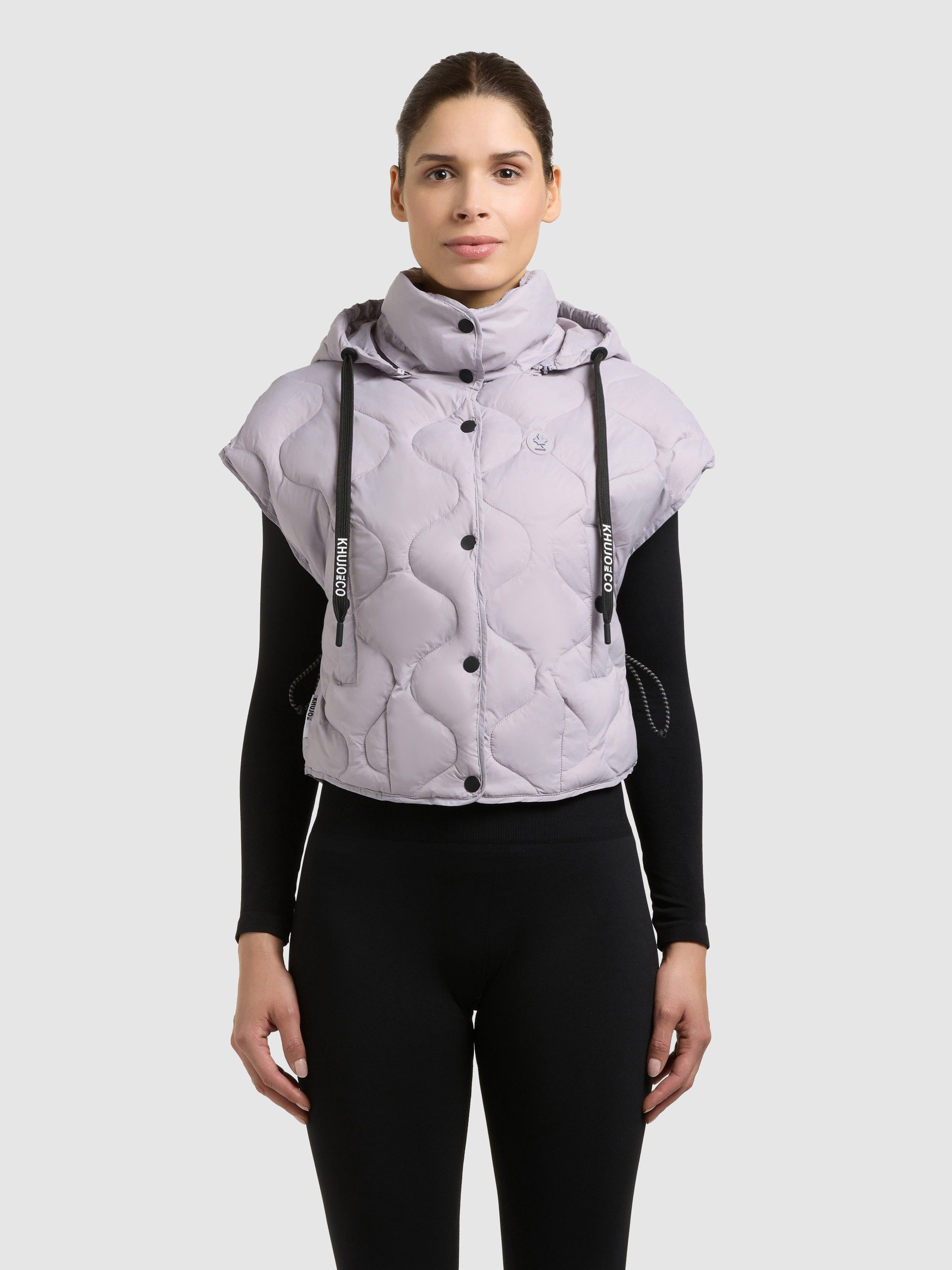 khujo-weste-ninga-summer-lilac-wattierte-damen-steppweste-mit-kapuze image 4