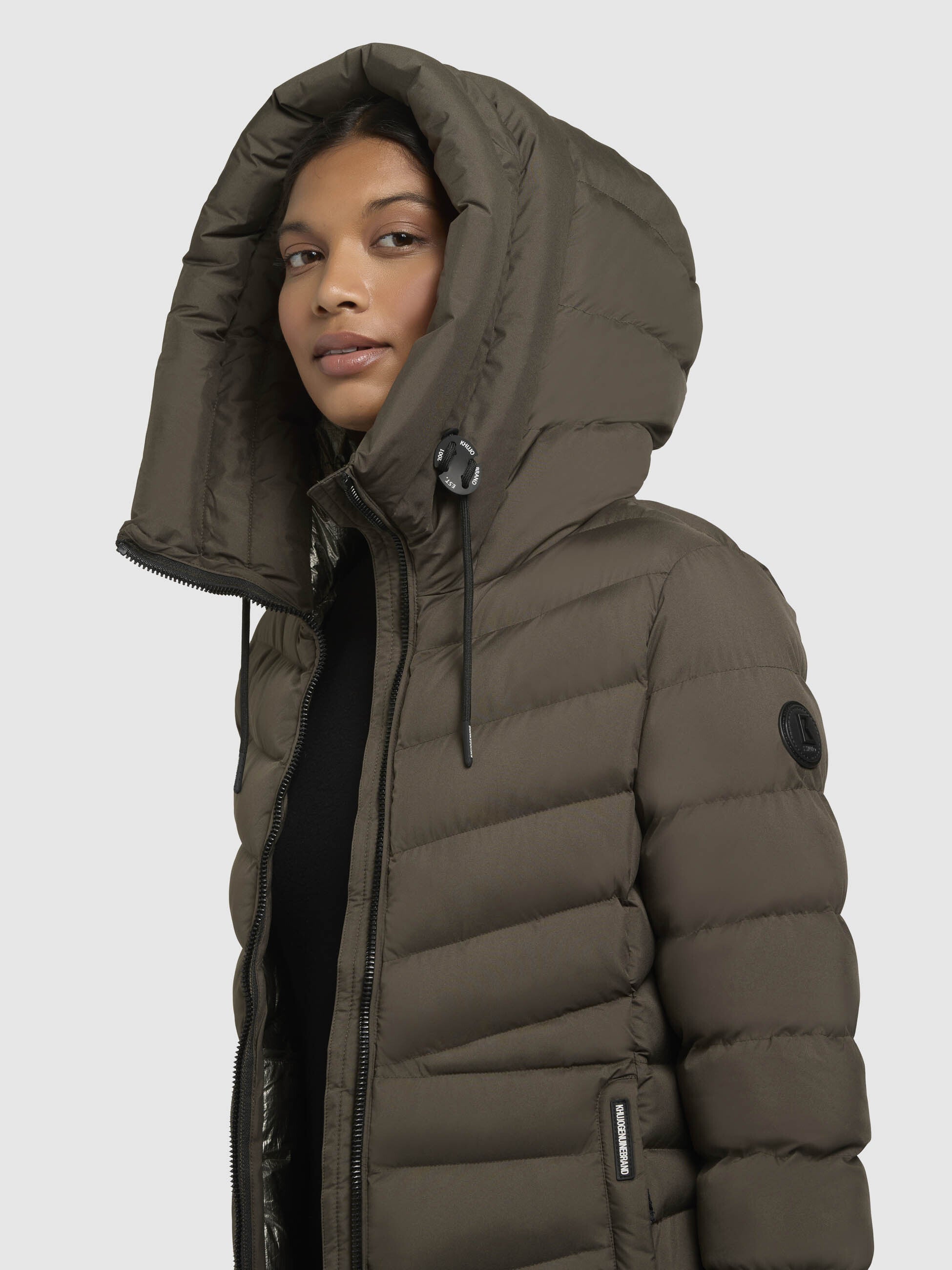 khujo-jacke-tuhani4-steppjacke-mit-kapuze-in-khaki image 7