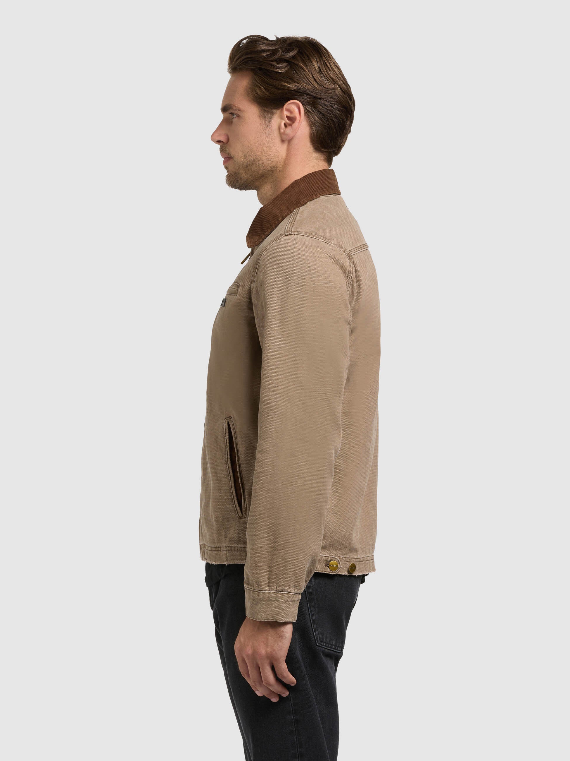 khujo-jacke-deddy-brown-damen-blousonjacke-aus-baumwoll-canvas image 5