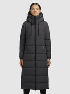 khujo-deria3-damen-mantel-slim-fit-dunkelgrau image 4