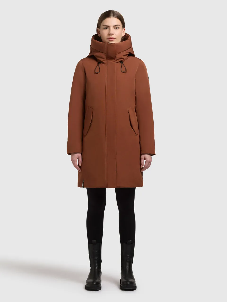 khujo-wedelia-damen-mantel-mit-innenjacke-russet-brown image 1