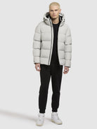 khujo-jacket-dover-light-gray-damen-steppjacke-regular-fit image 6