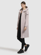 khujo-coat-timea-damen-kurzjacke-pale-purple-mit-packbeutel image 2