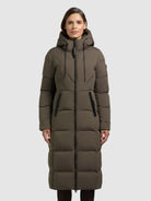 khujo-mantel-soria-dull-green-damen-steppmantel-knielang-slim image 4
