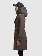 khujo-coat-gora-damen-trenchcoat-graphite-gray image 5
