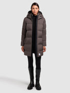 khujo-dido4-damen-wintermantel-graphite-gray-gesteppt-regular-fit image 2