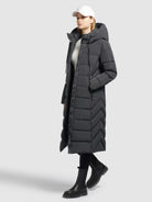 khujo-tynse-damen-coat-dark-gray image 6