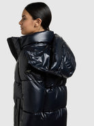 khujo-coat-rachel2-shiny-midnight-blue-steppmantel-damen image 7