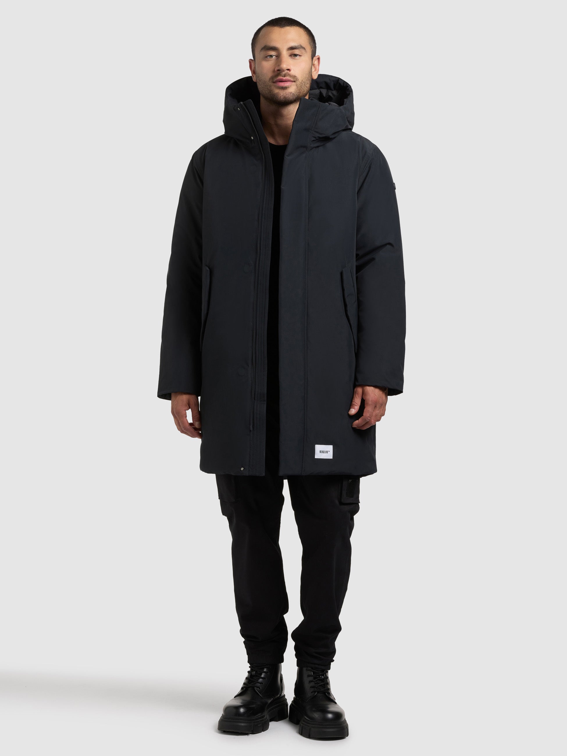 khujo-mantel-fogg-port-blue-damen-parka-mantel-mit-kapuze image 1