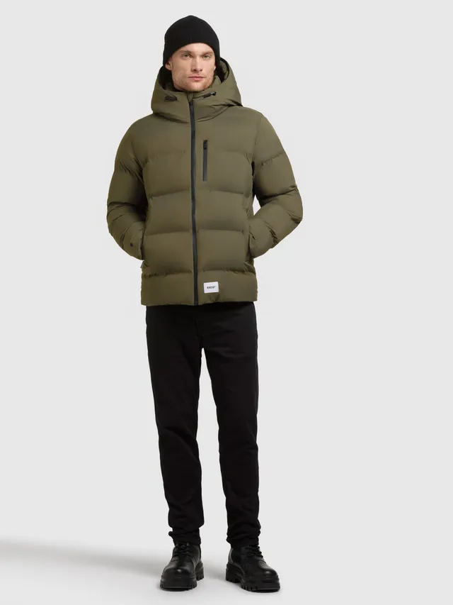 khujo-jacke-silas3-light-moss-green-wattierte-damen-steppjacke image 1