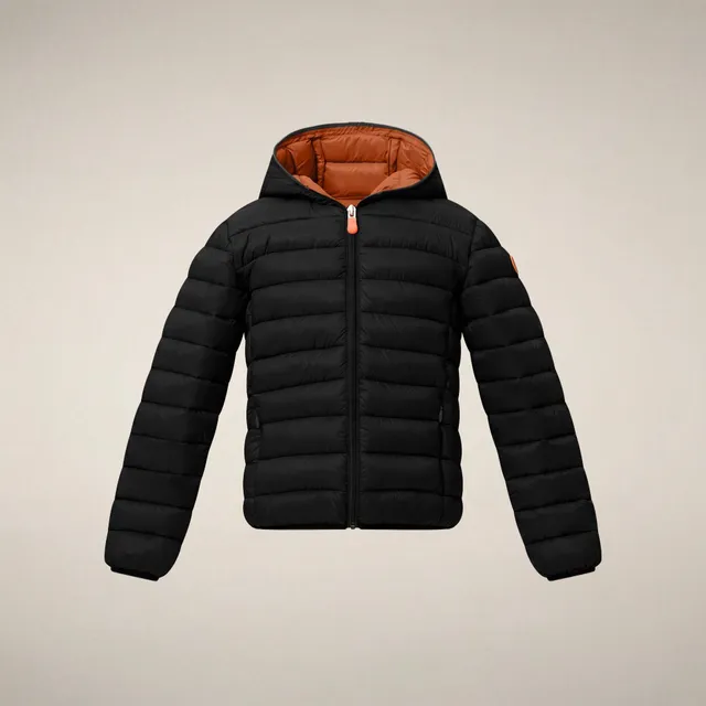 save-the-duck-dony-kinder-steppjacke-mit-kapuze-schwarz image 1