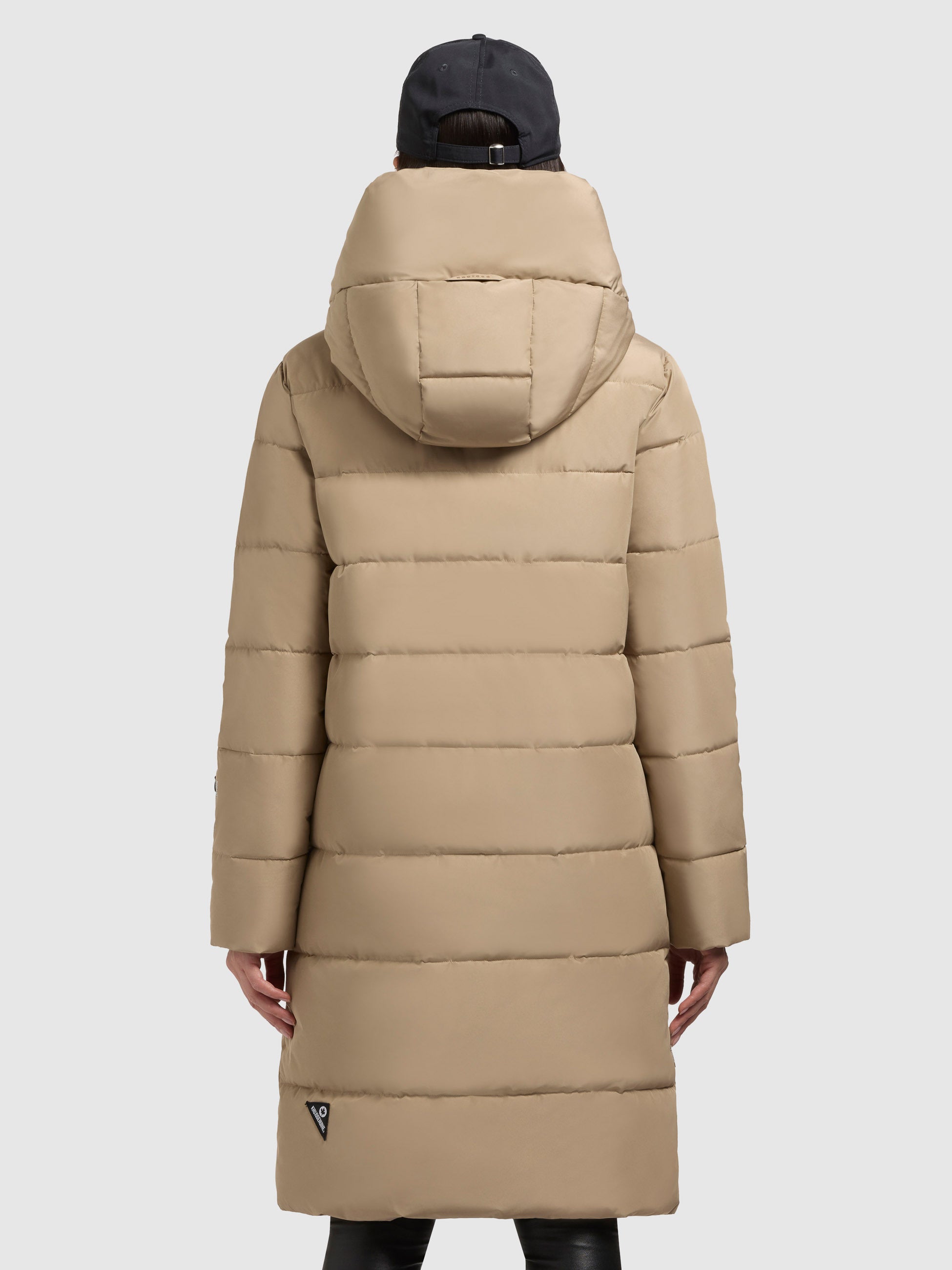 khujo-mantel-jilias4-sand-lange-gesteppte-winterjacke-damen image 3