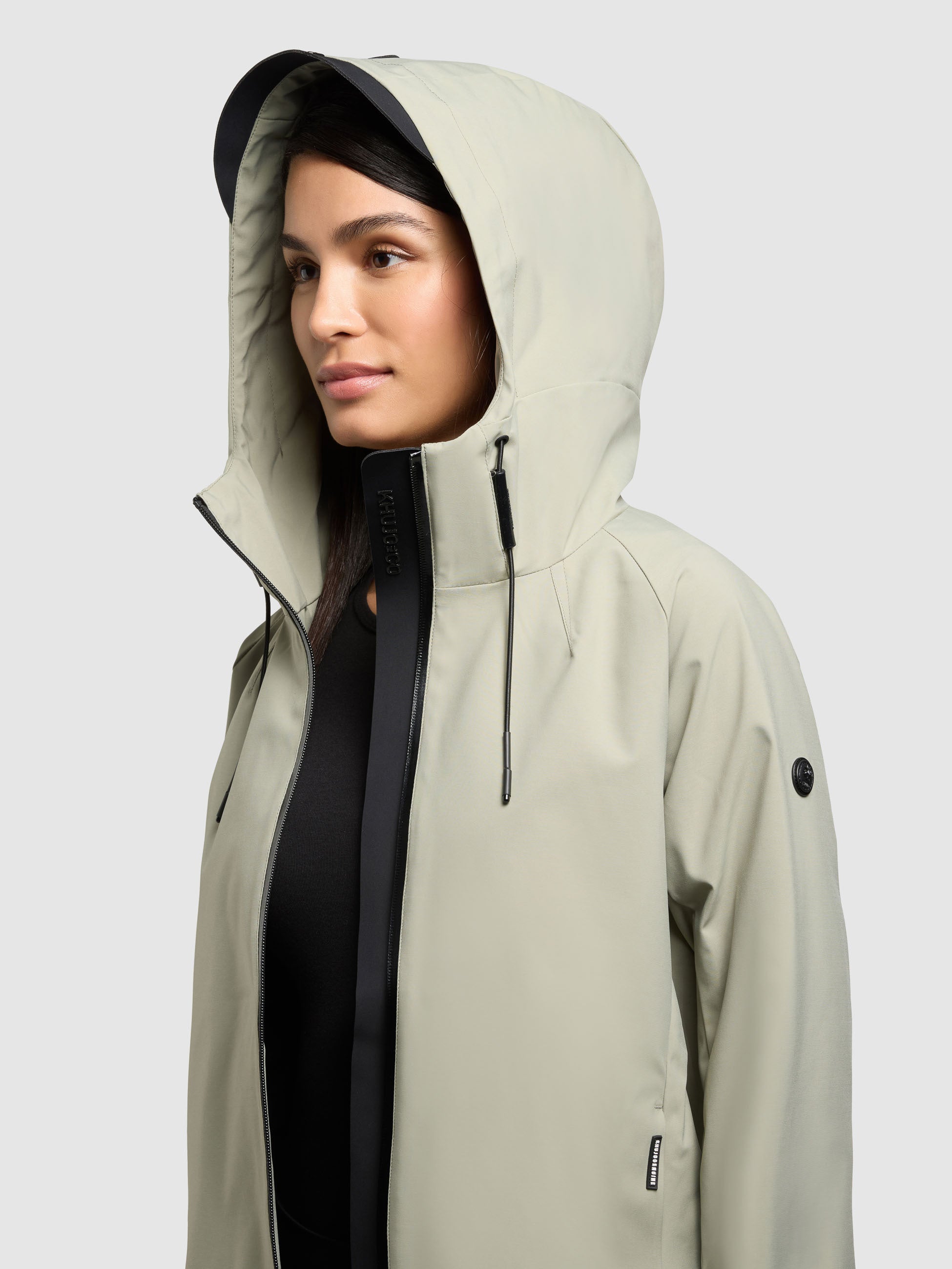 khujo-wrem-reet-green-damen-jacke-mit-kapuze-regenjacke-gr-n image 8