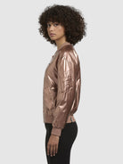 khujo-aneo-damen-bomberjacke-pink-metallic-loose-fit image 5