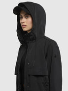 khujo-mantel-manao-damen-sommerparka-regular-fit-in-schwarz image 7