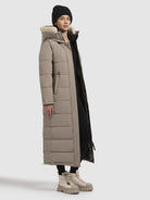 khujo-mantel-claresse-teddy-damen-wintermantel-graubeige image 6