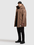 khujo-coat-nate-rust-brown-parka-damen-loose-fit image 6