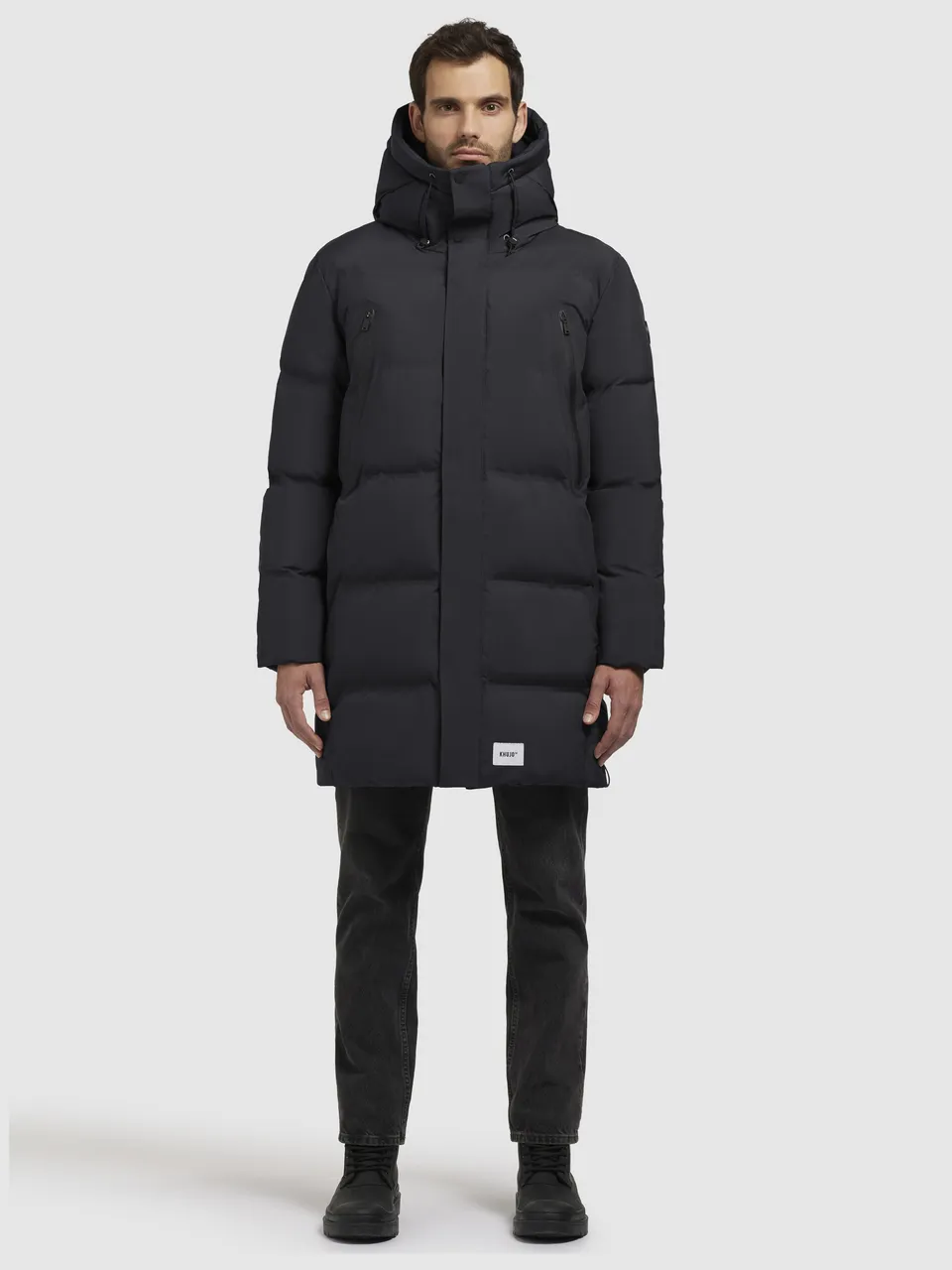 khujo-coat-morse2-steppmantel-dark-gray-wattiert image 1