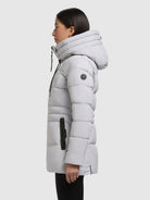 khujo-jacket-matla-platinum-gray-slim-fit-steppjacke-mit-kapuze-leicht-wattiert image 5