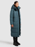 khujo-coat-soulani4-dim-blue-damen-steppmantel-wadenlang-mit-kapuze image 6
