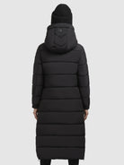 khujo-deria3-damen-coat-black-slim-fit image 3