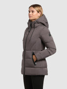 khujo-jacke-rabb-2in1-graphite-grey-slim-fit-steppjacke-damen-mit-herausnehmbare image 5
