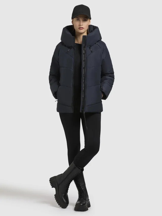 khujo-aless-damen-winterjacke-dunkelblau image 1