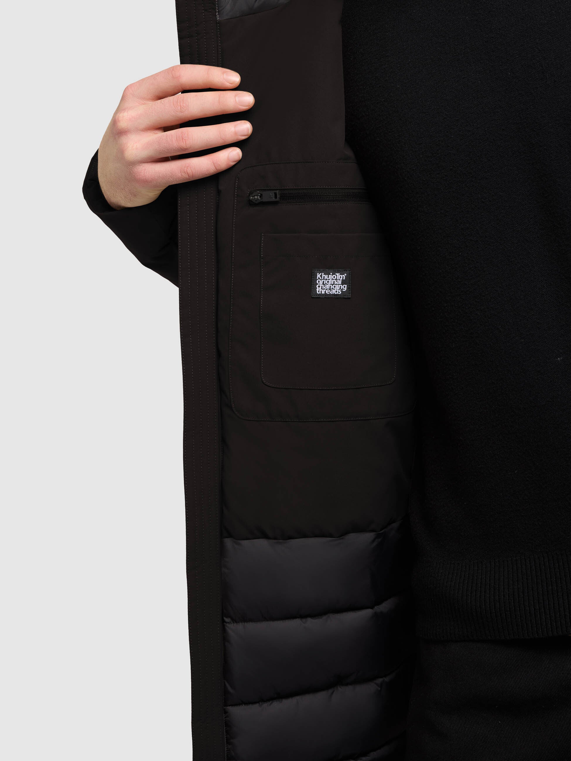 khujo-mantel-fogg2-black-damen-parka-im-regular-fit-mit-kapuze image 8