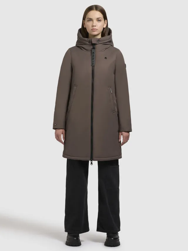 khujo-kurzmantel-yaak3-taupe-dark image 1
