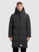 khujo-mantel-lear-obrage-grey-damen-steppmantel-loose-fit image 4