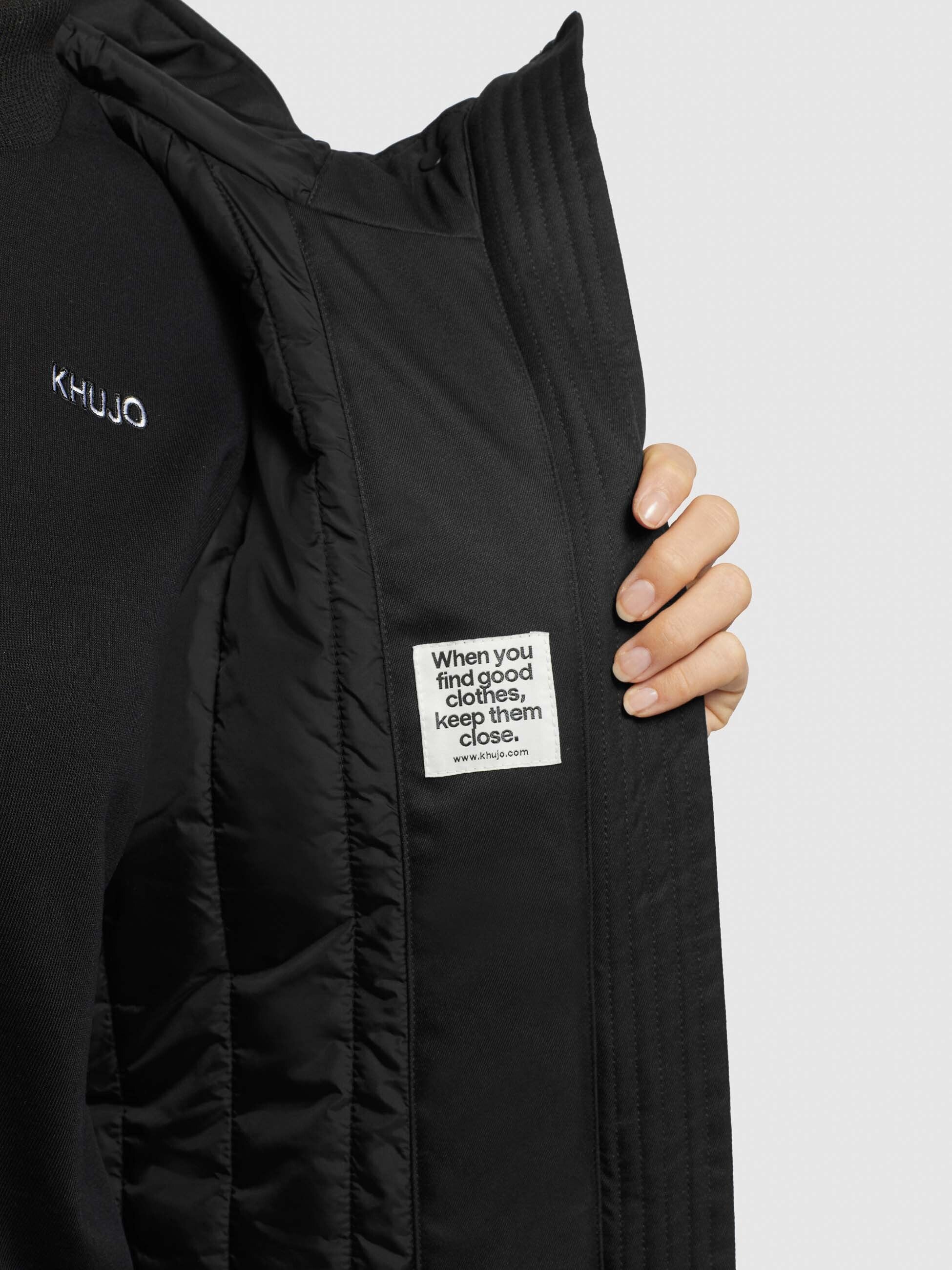 khujo-mantel-laria-damen-parka-wintermantel-regular-fit-schwarz image 7