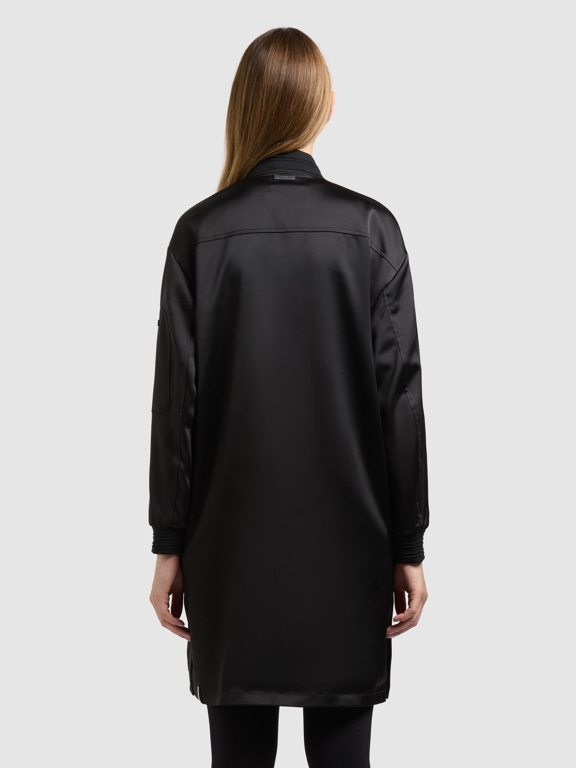 khujo-mantel-tindra-black-damen-blousonmantel-bomber-look image 3