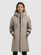 khujo-coat-nita3-steppjacke-gray-beige-lang-mit-strickeins-tzen image 4