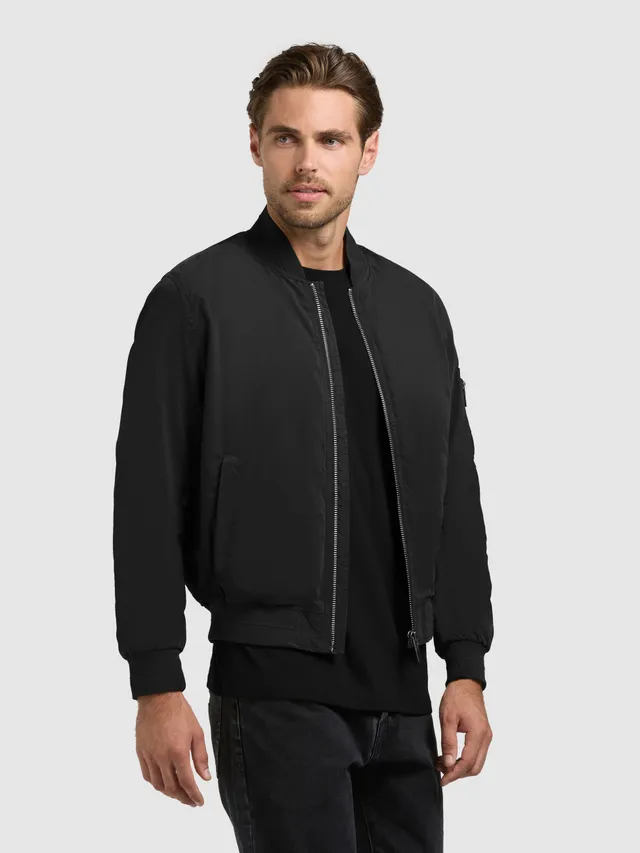 khujo-jacke-tawas-damen-bomberjacke-leicht-black image 1
