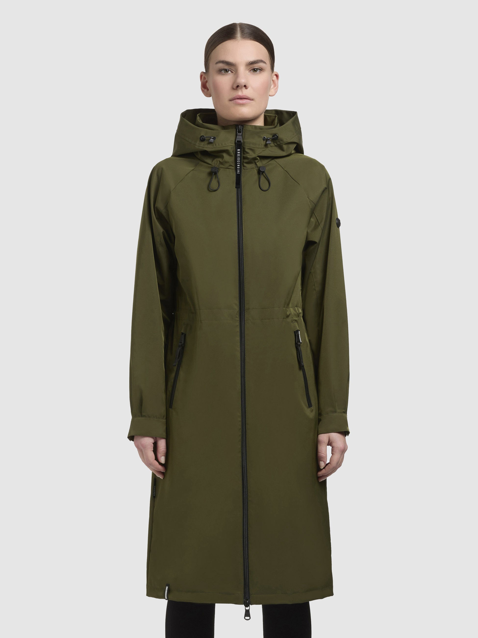 khujo-mantel-pinax-olivgr-n-knielanger-sommerparka-mit-kapuze-regular-fit image 4