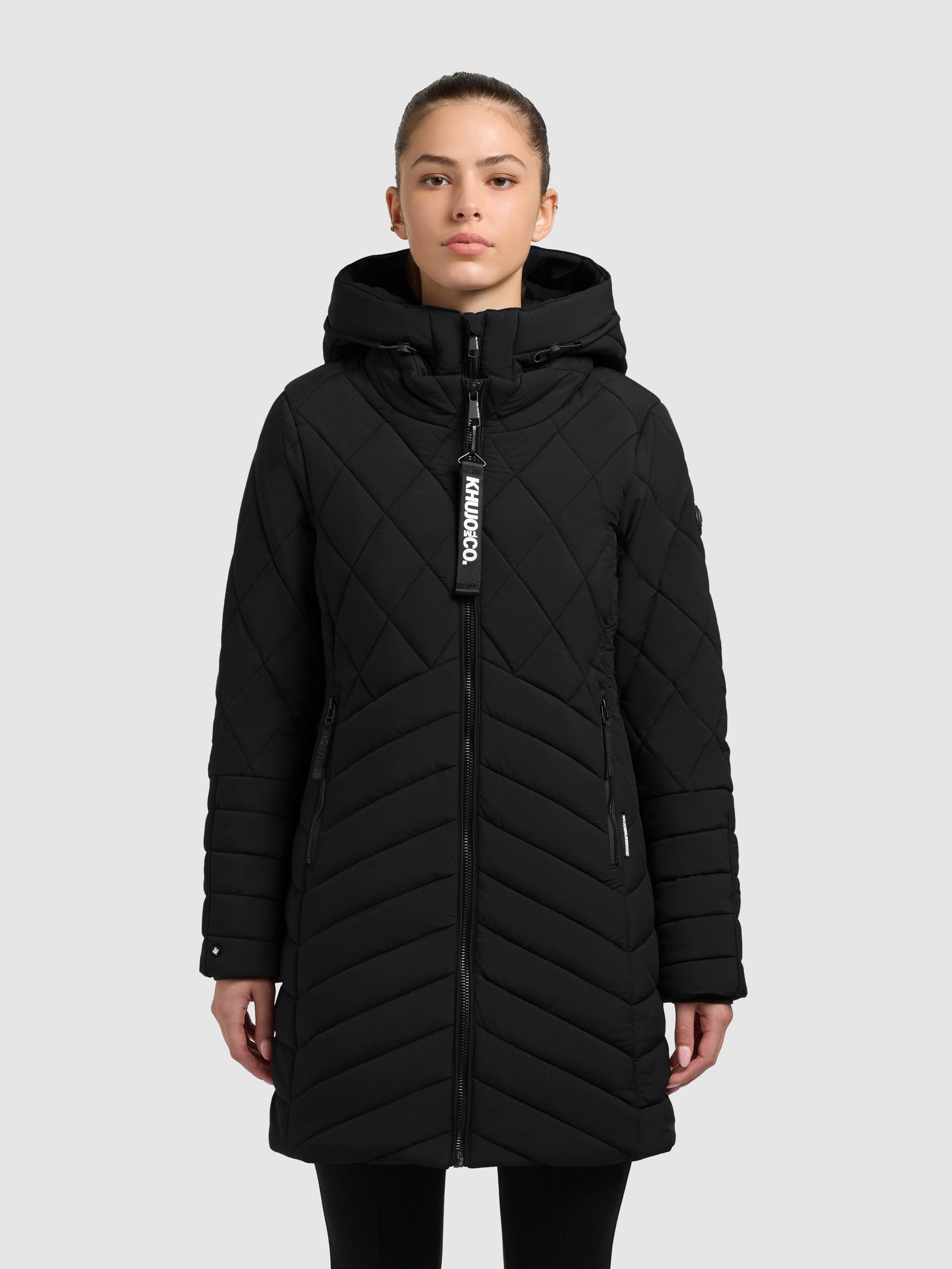 khujo-ivana-steppmantel-damen-black-kurzmantel image 4